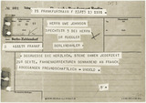 Telegramm: Siegfried Unseld an Uwe Johnson, 13. Juli 1959