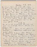 Tagebuchseite: Klaus Mann, 1940-1942