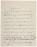Typoskript: Erika Mann: Wien-Speech, Los Angeles 1938 1. Seite