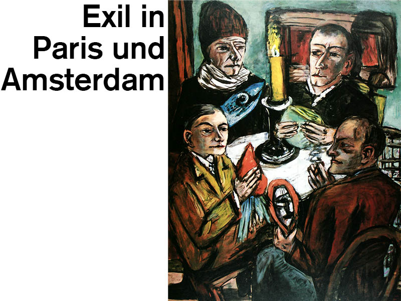 Exil in Amsterdam und Paris
