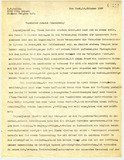 Letter: Benedikt Fred Dolbin to Arnold Schönberg 