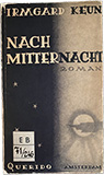 First edition (1937) of the novel Nach Mitternacht by Irmgard Keun