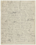 Manuscript: Otto Klemperer, About Anton Bruckner's 7th symphony