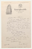 letter: Ernst Krenek to Eric Schaal