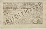 Etching: Helmut Krommer, One Man Show