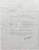 Letter: Arnold Schönberg to Eric Schaal