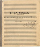 sheet of music: Schönberg, the wood-dove