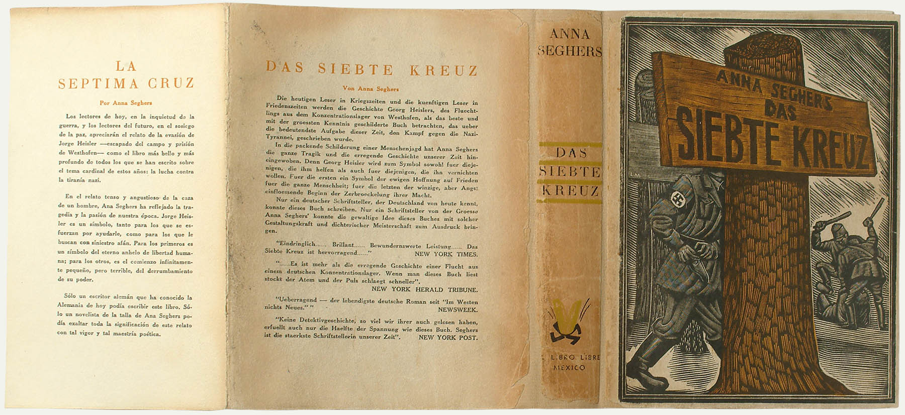 Book cover: Anna Seghers, Das siebte Kreuz