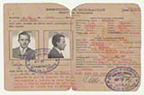 Residence permit, Mexico, Bodo Uhse, front and rear