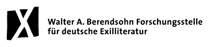 Logo Walter A. Berendsohn Forschungsstelle für deutsche Exilliteratur der Universität Hamburg [Walter A. Berendsohn Research Centre for German Exile Literature]
