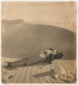 Fotografie: Hans Casparius, Richard A. Bermann in der Wüste