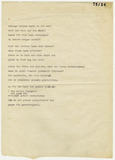 Typoskript: Bertolt Brecht, Gedanken Exil
