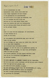 Typoskript: Bertolt Brecht, Verjagt