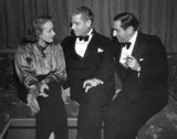 Fotografie: Marlene Dietrich, Max Reinhardt und Ernst Lubitsch, 1933