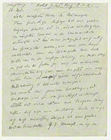 Brief: Oskar Kokoschka an Alfred Neumeyer 1936