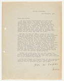 Typoskript: Klaus Mann, Brief an Selma Steinberg