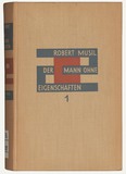 Buchumschlag: Robert Musil, Der Mann ohne Eigenschaften