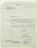 Brief: Reichsministerium an Alfred Neumeyer