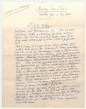 Brief: Franz Werfel an Willy Haas