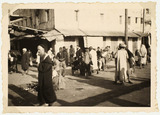 Fotografie: Straßenszene in Casablanca, 1941