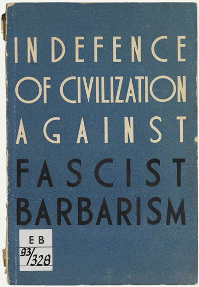 Buchumschlag: In defence of civilization against fascist barbarism 
