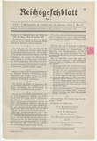 Reichsgesetzblatt vom 28. Februar 1933
