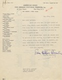 Brief der American Guild an Maria Leitner (27. Mai 1940)