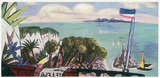 Gemälde: Max Beckmann, Große Rivieralandschaft