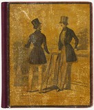 Biedermeierbuch mit Manuskript „Der Hampelmann“