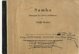 Ulrich Becher: Textbuch Samba