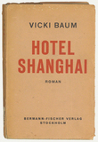 Book cover: Vicki Baum, Hotel Shanghai