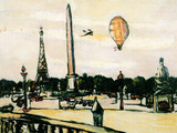 Painting: Max Beckmann, Place de la Concorde by Day