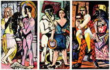 Triptych: Max Beckmann, Carnival