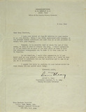 Letter: Lucius D. Clay to Marlene Dietrich, 8 July 1945