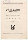 Programme: Free German League of Culture