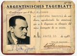 Press pass: Argentinisches Tageblatt