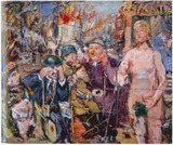 Painting: Oskar Kokoschka, Anschluss – Alice in Wonderland