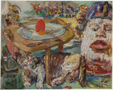 Painting: Oskar Kokoschka, The Red Egg
