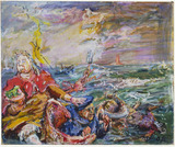 Painting: Oskar Kokoschka, Loreley