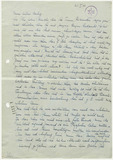 Letter: Emy Roeder to Otto Herbig, 1943