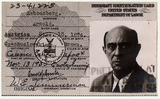 Immigration Card: Arnold Schönberg