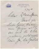 Letter: E. Toller to Kl. Mann, 1938