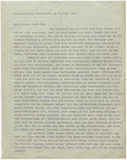 Letter: Martin Wagner to Ernst May 1938