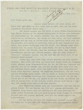 Letter: Martin Wagner to Ernst May 1937