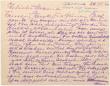 Letter: Franz and Alma Werfel to Albine Werfel