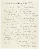 Letter: Max Beckmann to Franz Roh