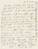 Letter: Max Beckmann to Lilly von Schnitzler