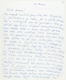 Letter: Mathilde Beckmann to Hedda Schoonderbeek