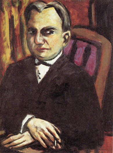 Painting: Max Beckmann, Portrait of Heinrich Simon